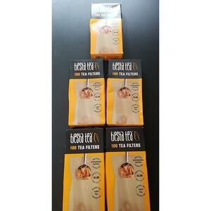 Tiesta Tea Bundle- 500 Loose Leaf Disposable 2 oz Unbleached Tea Filters New